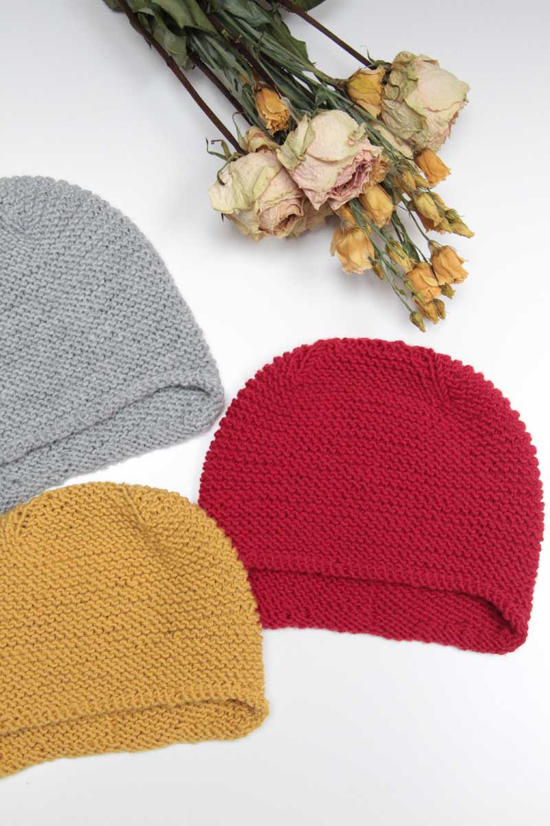 Návod na jednoduchou dětskou nebo dámskou pletenou čepici přes uši