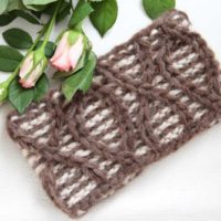 Návod na dámskou pletenou čelenku