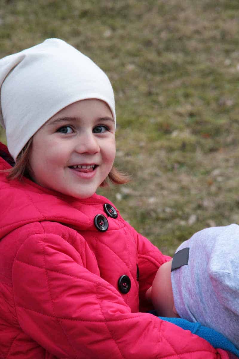 Dětská a dámská čepice homeleska