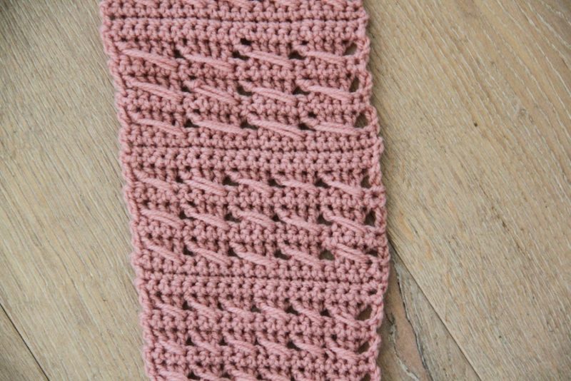 Návod na háčkovaný lanový vzor - různé variace