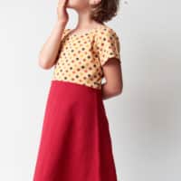 Střih na jednoduché dívčí šaty
