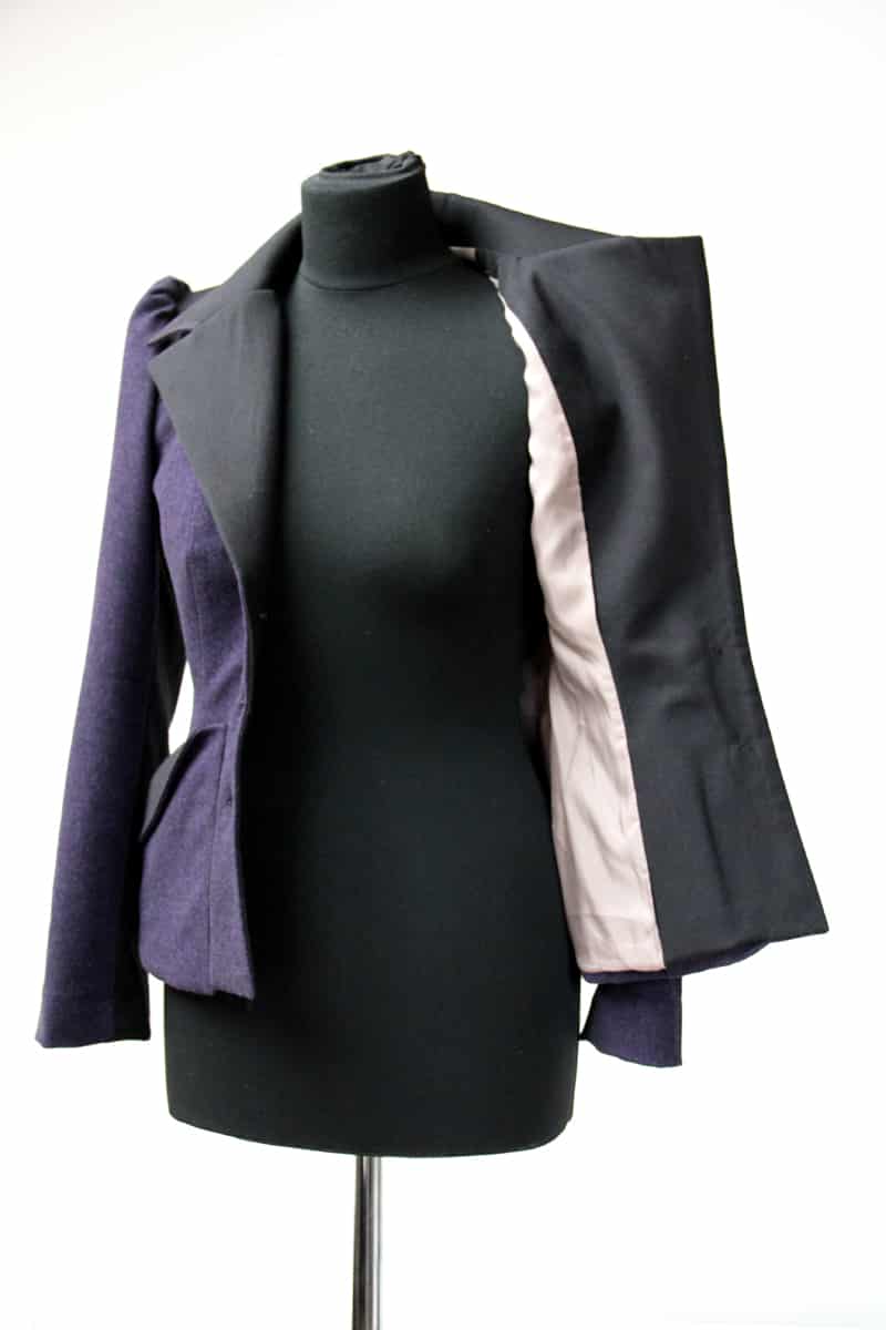 Dámské sako, upravený střih Burda Style 8/2015, model 106