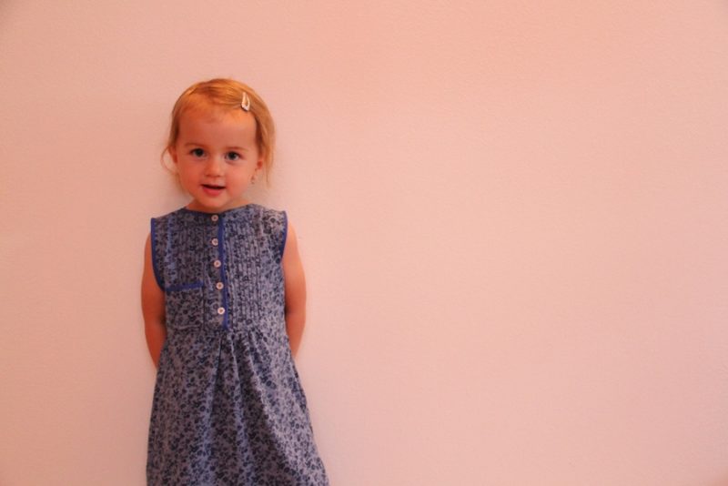 Recyklace oblečení: Naše malá modelka